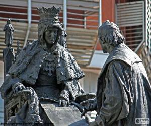 Puzzle Isabel la Católica και ο Χριστόφορος Κολόμβος